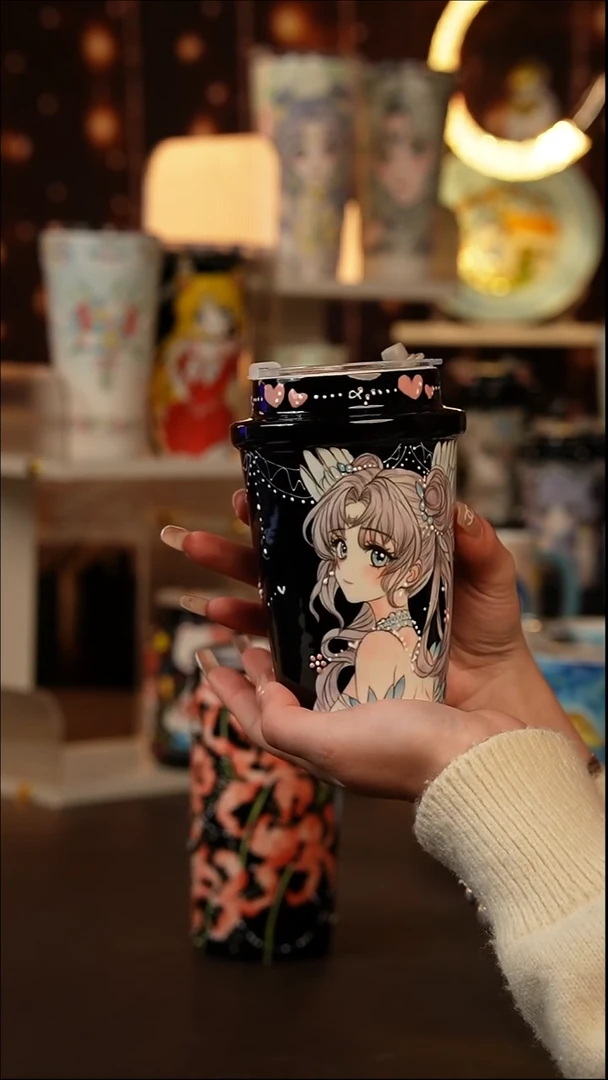 (玉泥）景德镇手工手绘文创陶瓷杯