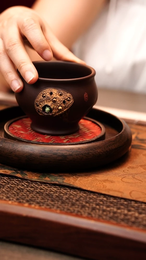 茶杯紫砂宜兴原矿紫砂 高端主人杯