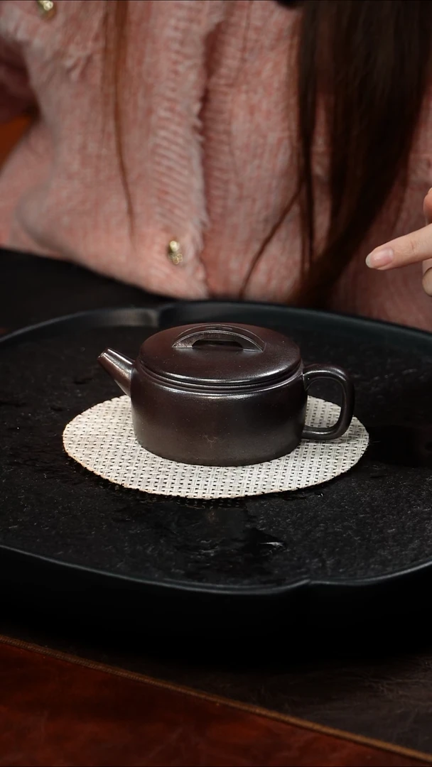 茶壶紫砂蒋敏杰 汉瓦62石黄 200毫升