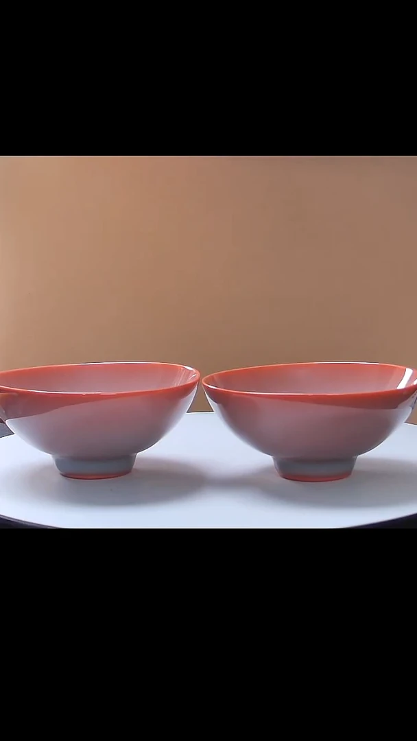 对杯红炉见雪碗口主人对杯礼盒装