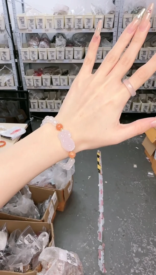 玛瑙/玉髓手链未镶嵌F30QYC2710008-017