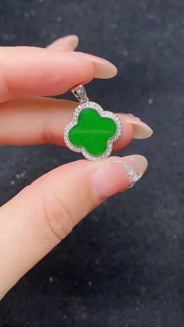 颈饰未镶嵌翡翠保A保真