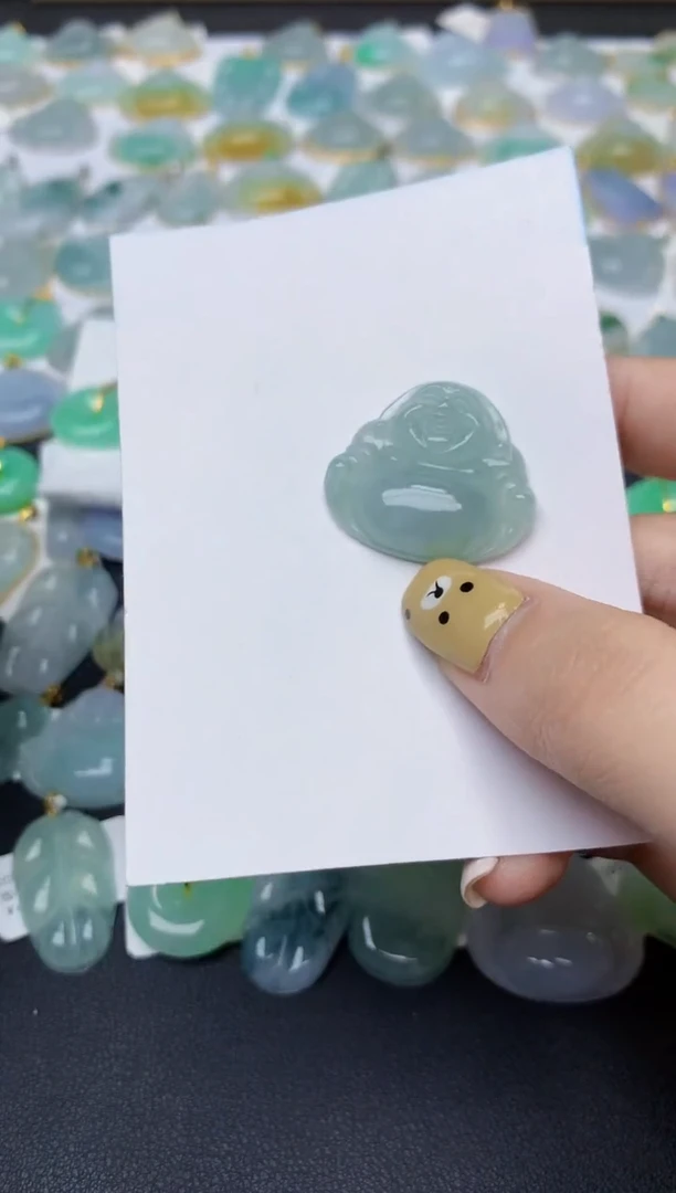 翡翠未镶嵌颈饰天然翡翠A货