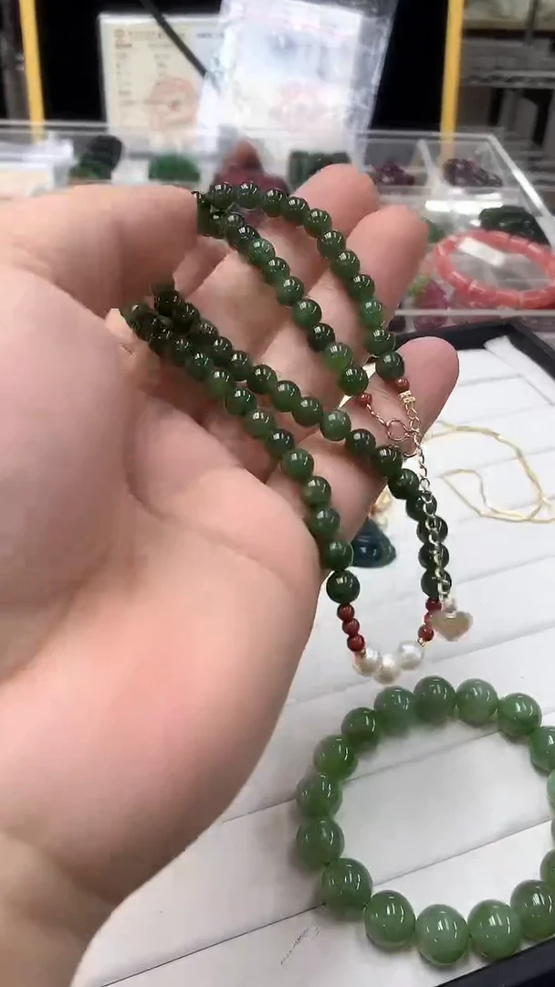 手链未镶嵌和田玉（糖玉）手链55