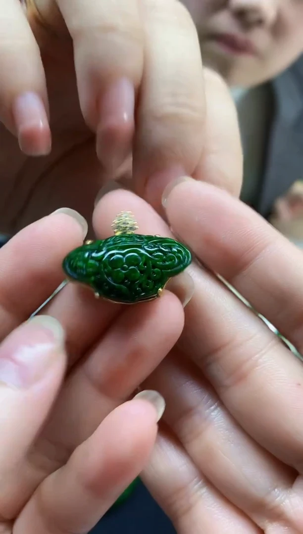 颈饰未镶嵌翡翠翡翠吊坠