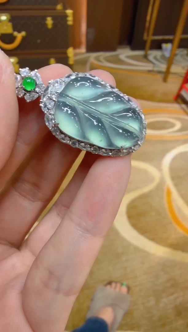 吊坠(不含链)银S925镶嵌翡翠多样性团购发一件