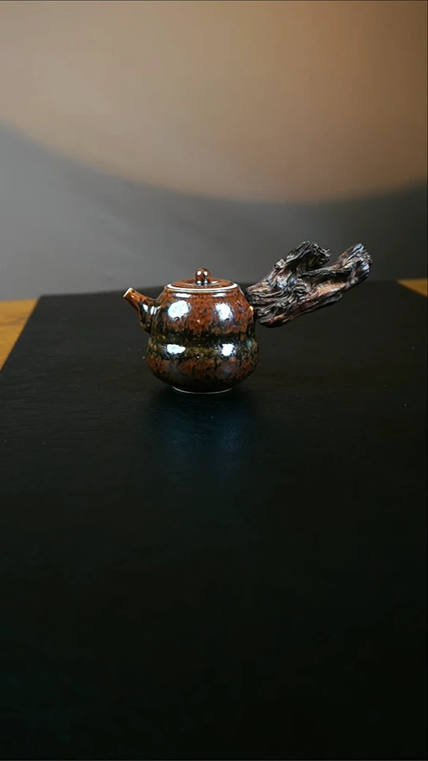 景德镇纯手工柴烧小壶