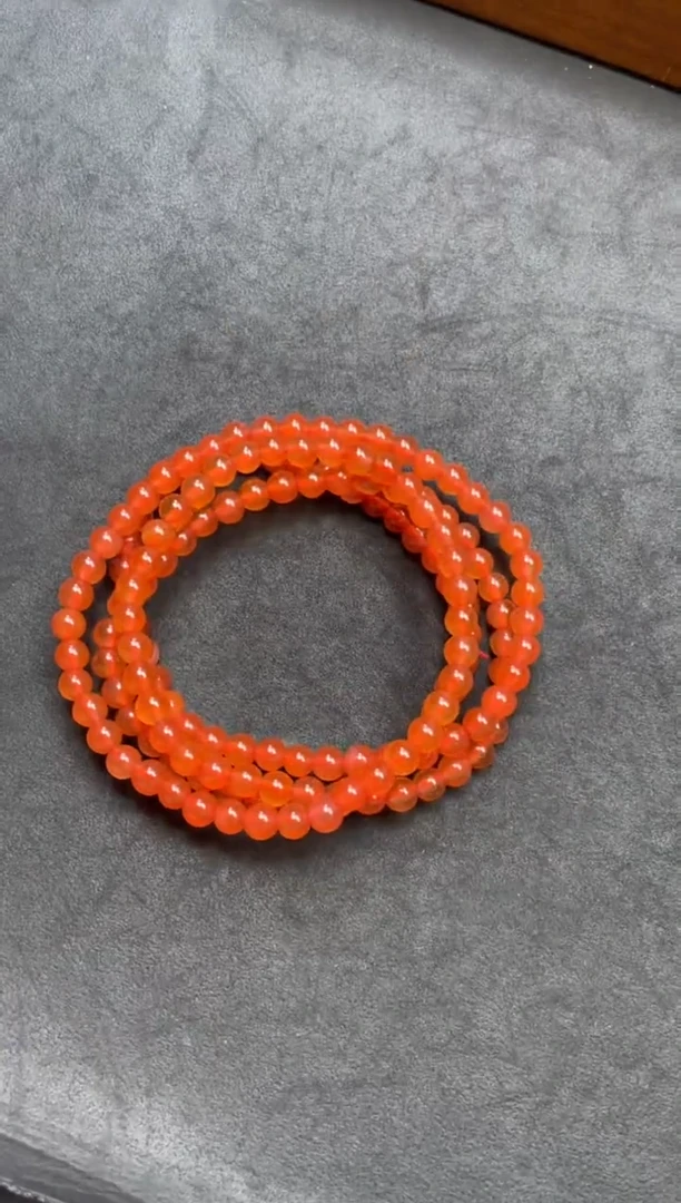 南红玛瑙珠串未镶嵌珠串