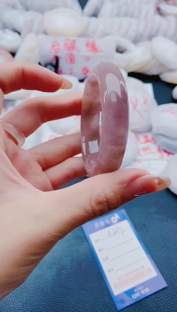 未镶嵌手镯石英质玉L203-51-52