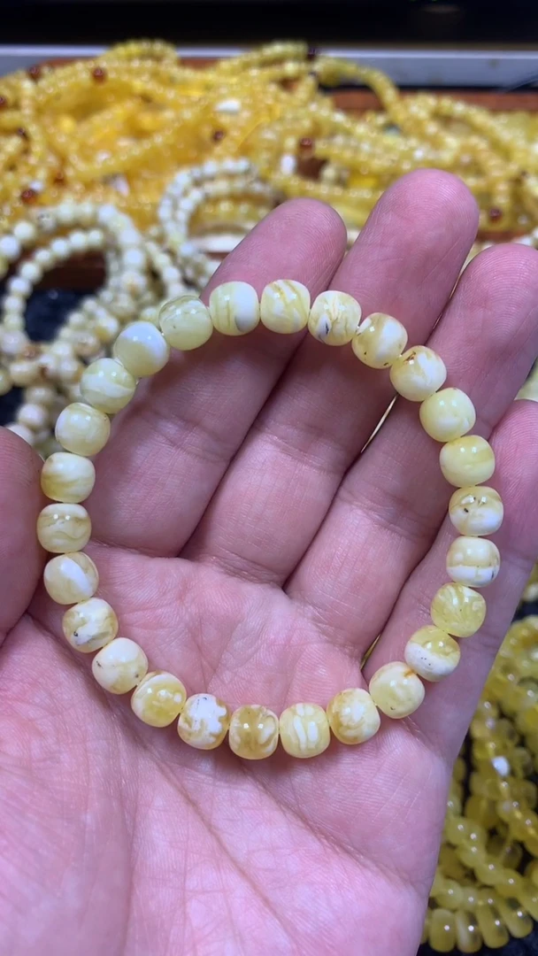 手链琥珀未镶嵌8.0