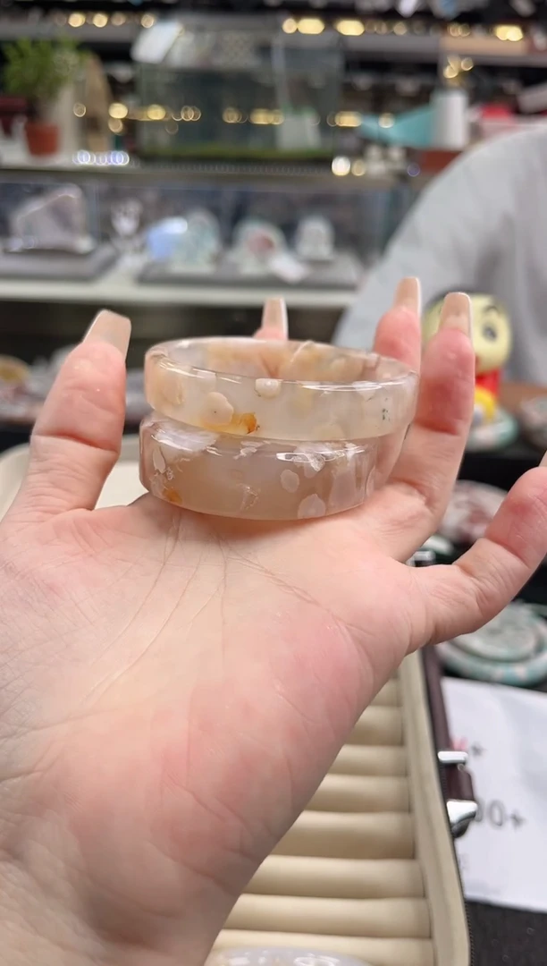 未镶嵌手镯石英质玉56圈口 （赠品镯心）3888673