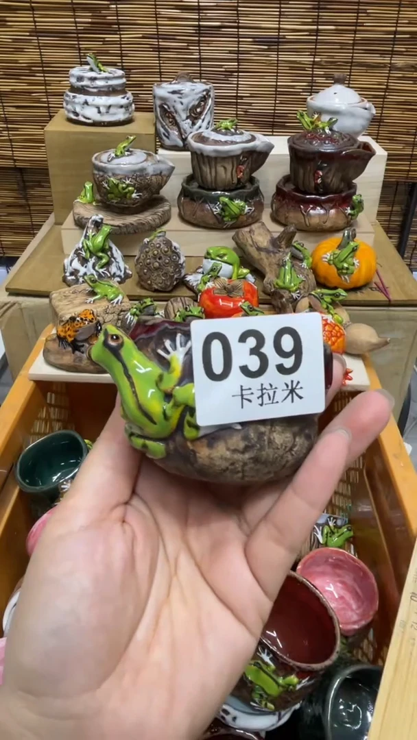 d****8039精美粗陶手工柴烧