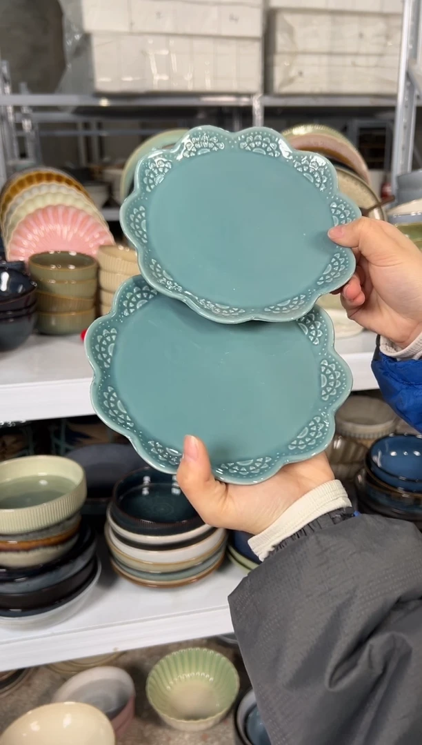 陶瓷外贸尾货瑕疵满20包邮X2 小碟子