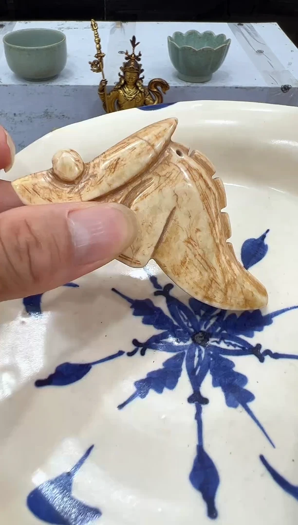 瓷片手工，手绘，陶瓷