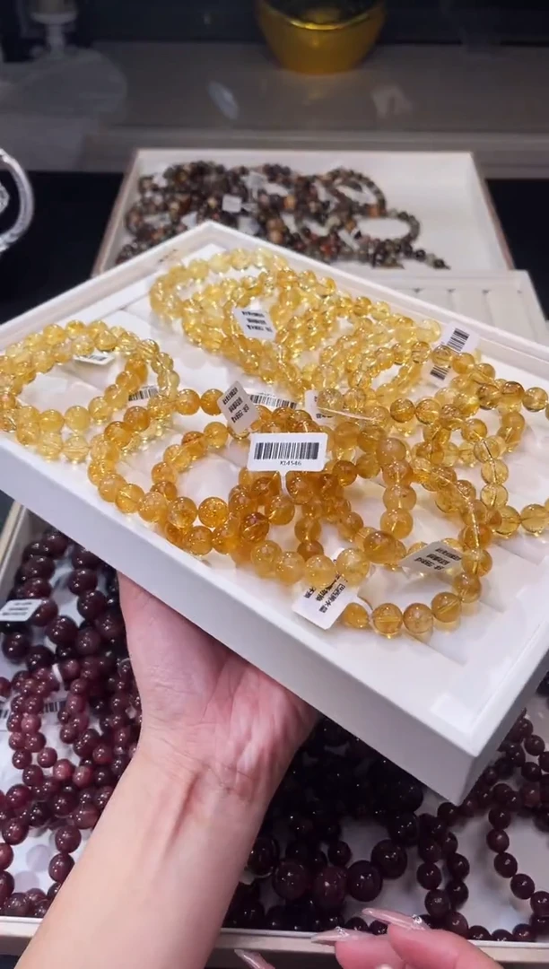 【闪购商品】水晶/未镶嵌巴西黄水晶10mm/多样性发一