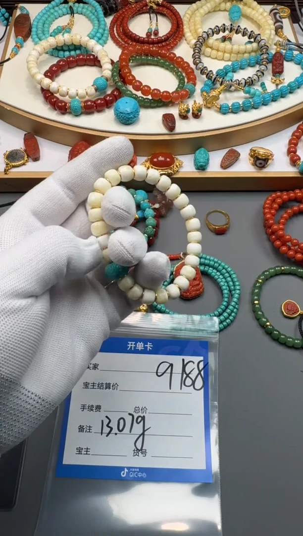裸石蜜蜡18K金镶嵌知*~1111