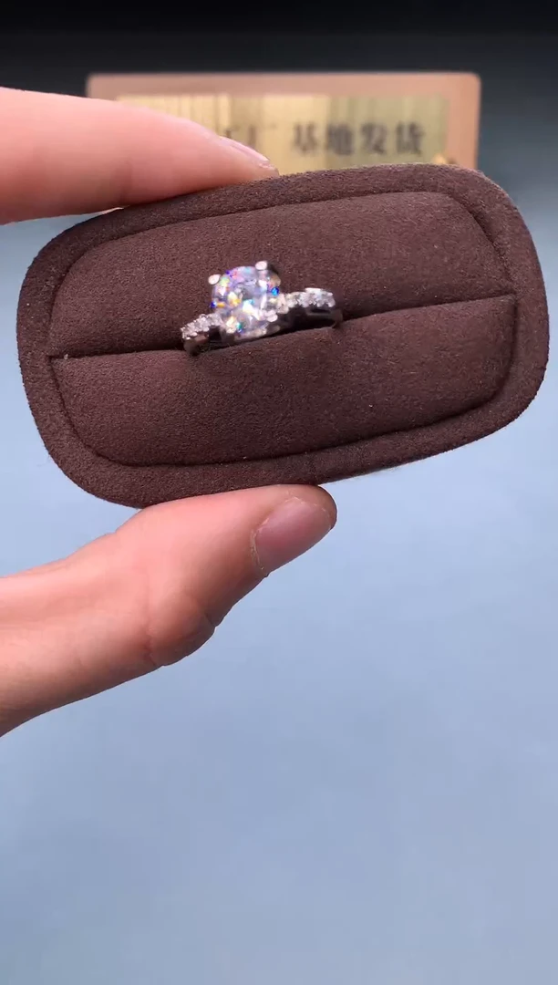 银S925镶嵌戒指碧玺2121