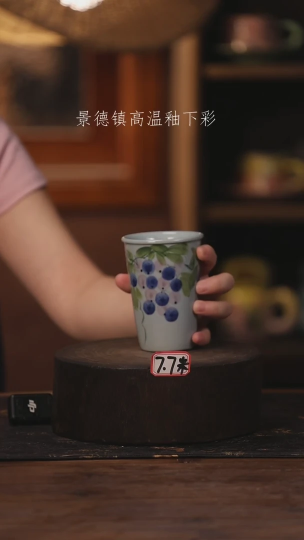 陶瓷景德镇高温釉下手绘陶瓷204
