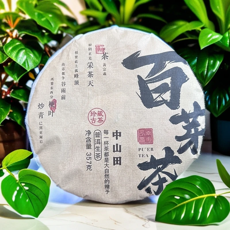 【百芽茶】· 2025年· 头春头采 · 普洱生茶  · 357克