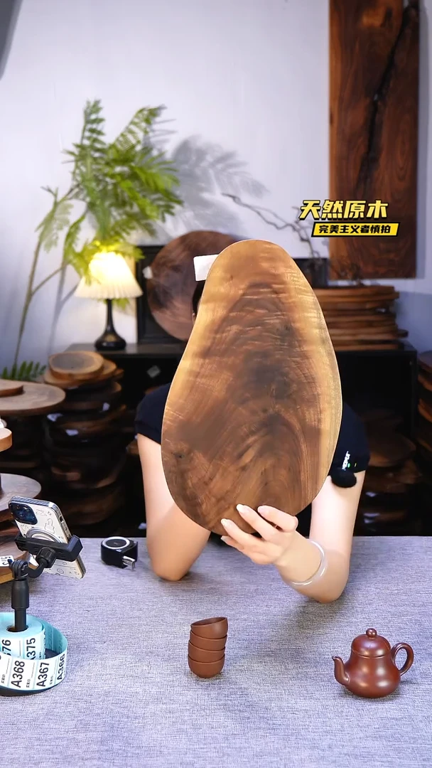 木北美黑胡桃原木.干裂疤结不属于商品质量问题完美主义者慎拍