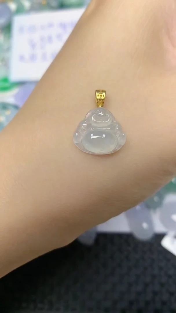 颈饰未镶嵌翡翠天然缅甸翡翠a货百元以上9元证书费自理