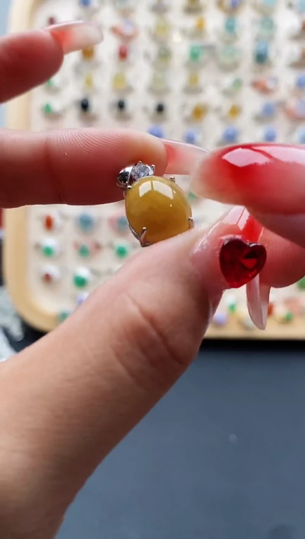 【闪购商品】翡翠颈饰银S925镶嵌缅甸天然A货翡翠333 7+