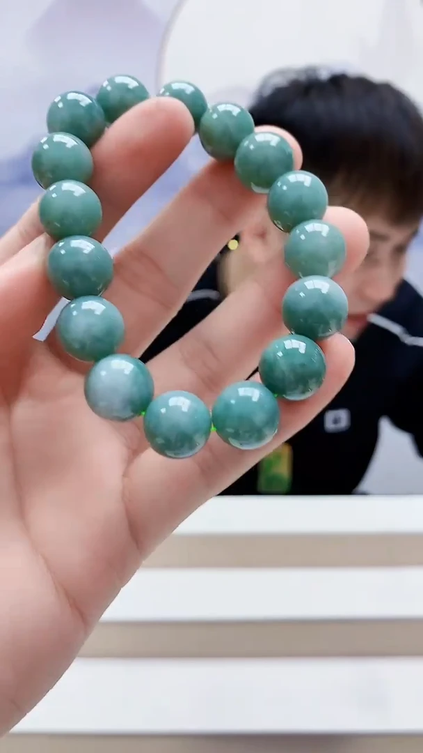 未镶嵌定制翡翠4868bb-毛货手串37