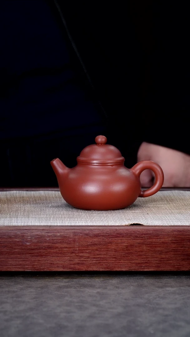 茶壶紫砂朱泥容天 薛明@@CH05264
