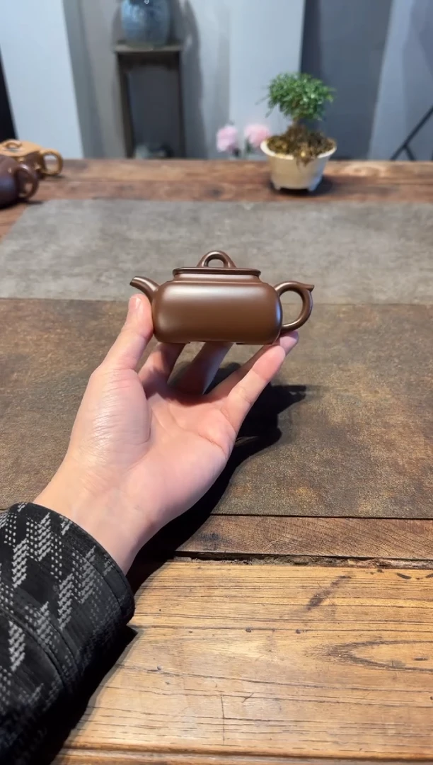 茶壶紫砂石*长四方 紫砂壶