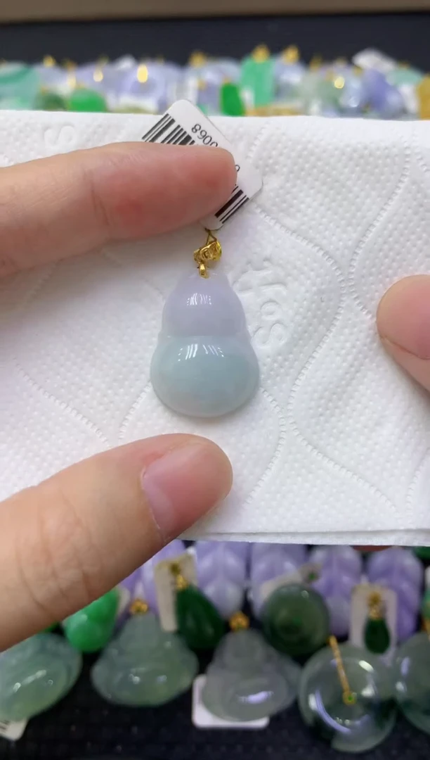 颈饰未镶嵌翡翠天然缅甸翡翠A货