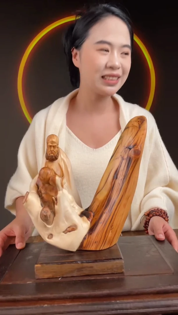 柏木（崖柏）手工摆件,先抢先得! 编号:88