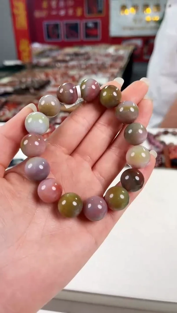 手饰玛瑙未镶嵌盐源手串14+一个/条