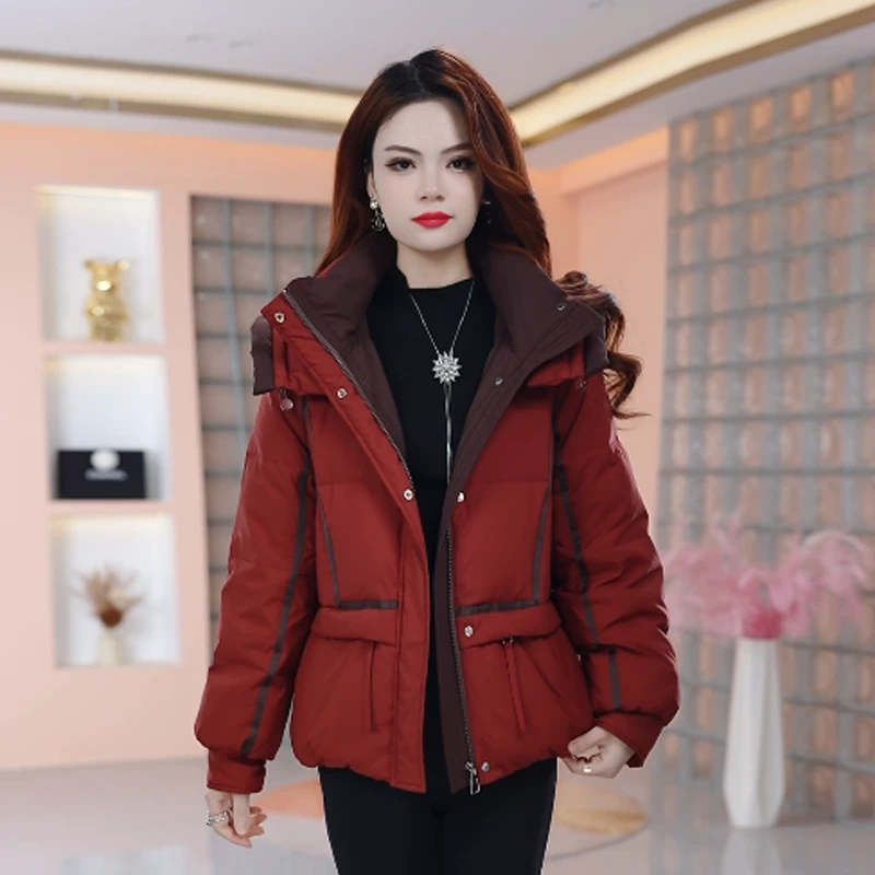 【羽绒服】冬季白鸭绒羽绒服百搭新款时尚气质休闲保暖外套女冬款