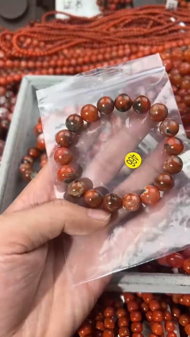 南红玛瑙手串未镶嵌11