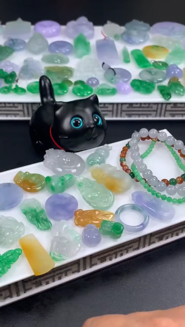 【闪购商品】玛瑙/玉髓手链未镶嵌猫咪