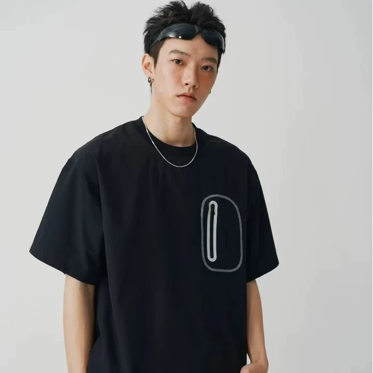 Nothwes 25ss登山胸前口袋反光拉链户外速干抽绳短袖哈苏线山系