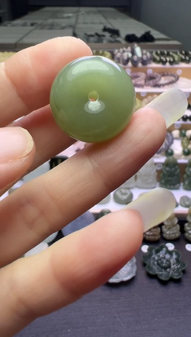 颈饰未镶嵌和田玉186号链接卡22*22*12mm