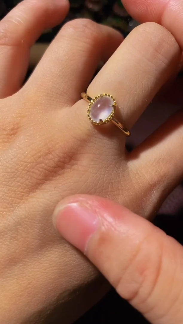 翡翠戒指银S925镶嵌...............