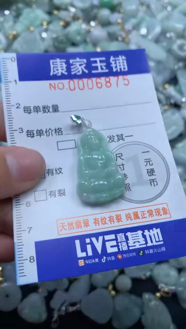 颈饰未镶嵌翡翠6875