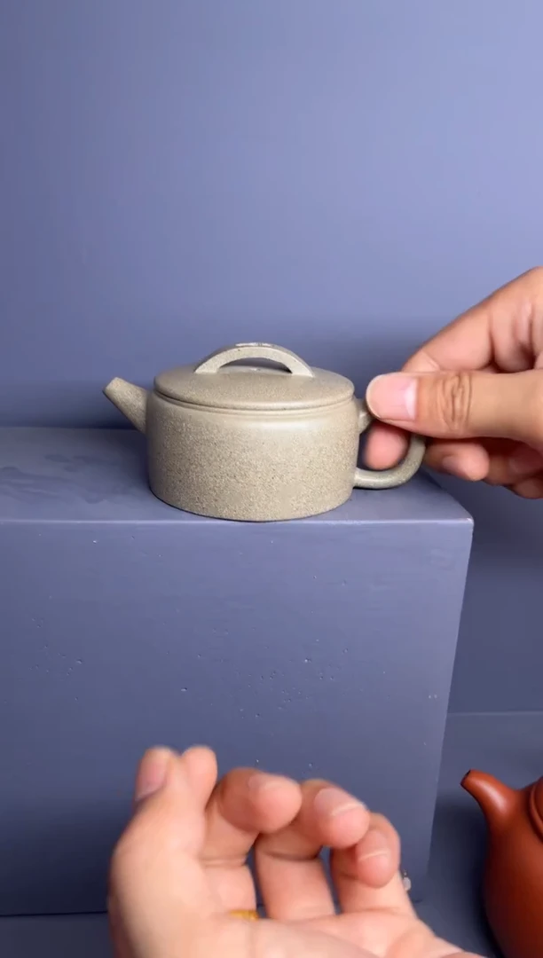 茶壶紫砂青段汉瓦小