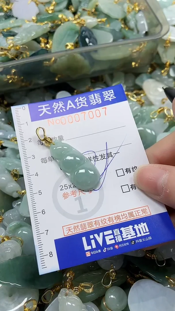 颈饰未镶嵌翡翠纯天然a货翡翠