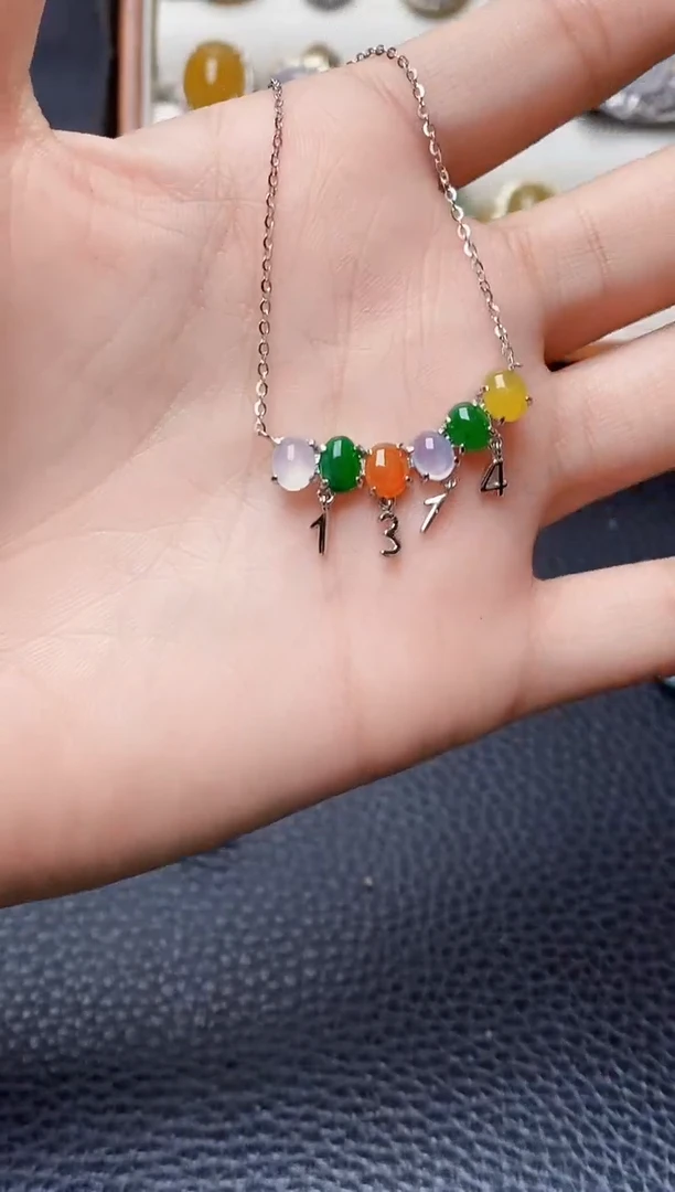 银S925镶嵌戒指翡翠2295