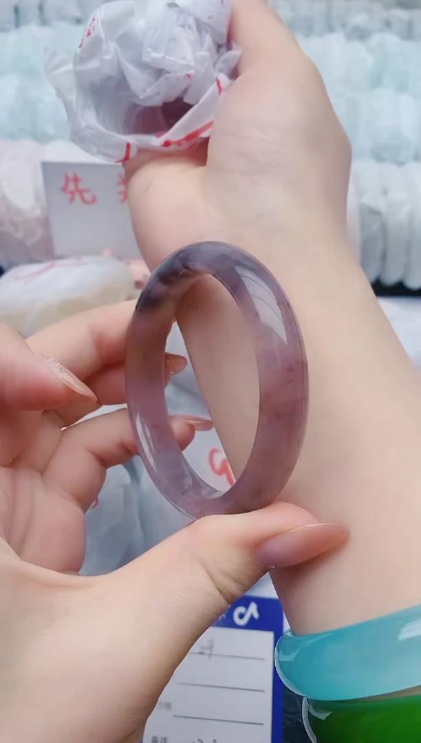 石英质玉手镯未镶嵌z4+56-57