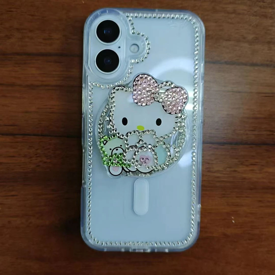 磁吸款Kitty猫适用苹果多型号全包防摔手机壳