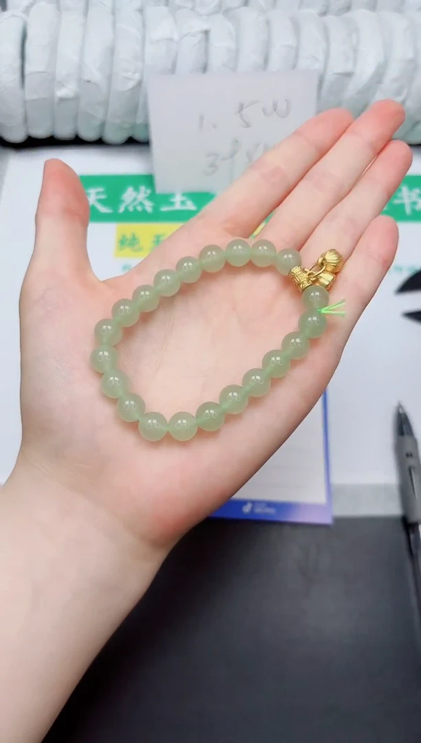 手镯石英质玉未镶嵌高冰所见即所得手镯