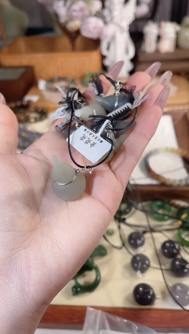 项链未镶嵌和田玉多样性发其一孤品默认微瑕