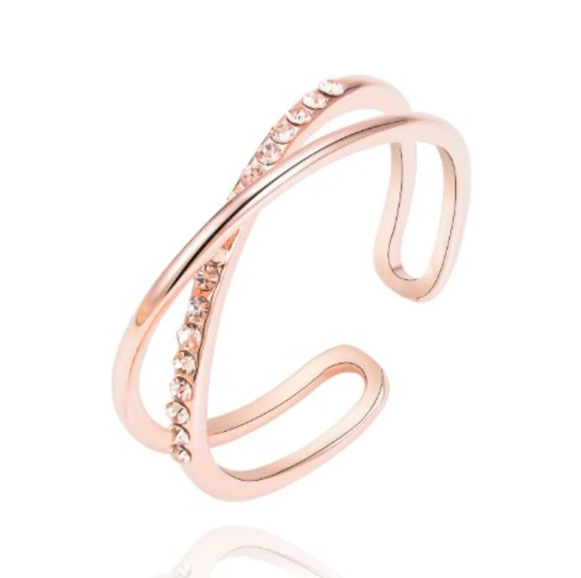 铜合金戒指 金色轻奢韩版戒指 G0771