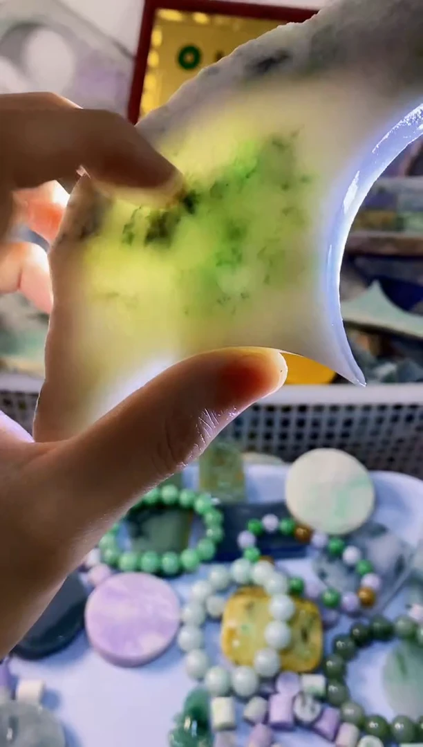 翡翠裸石纯天然A货翡翠11