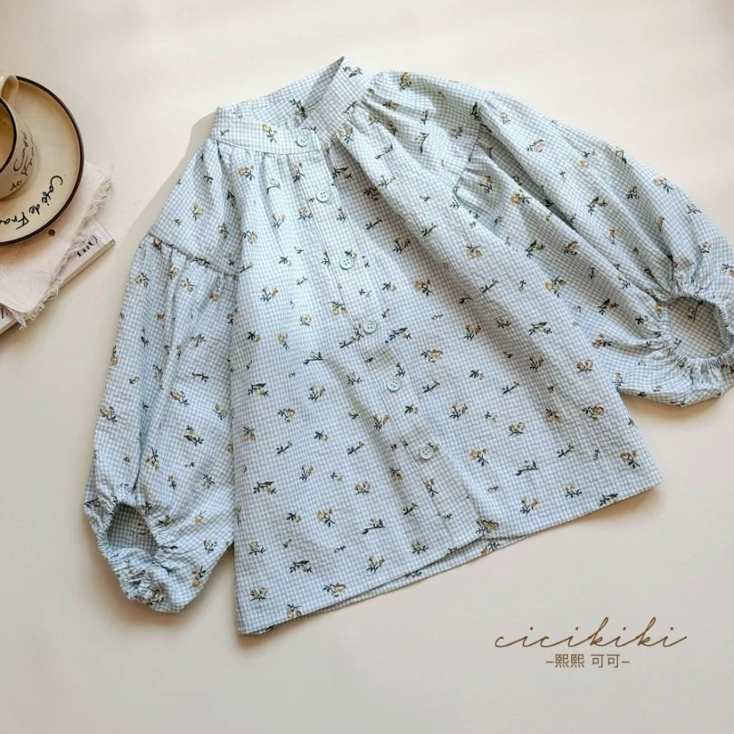 【叶子】2025儿童童装春夏时尚百搭洋气长袖衬衫 熙熙可可CS2506