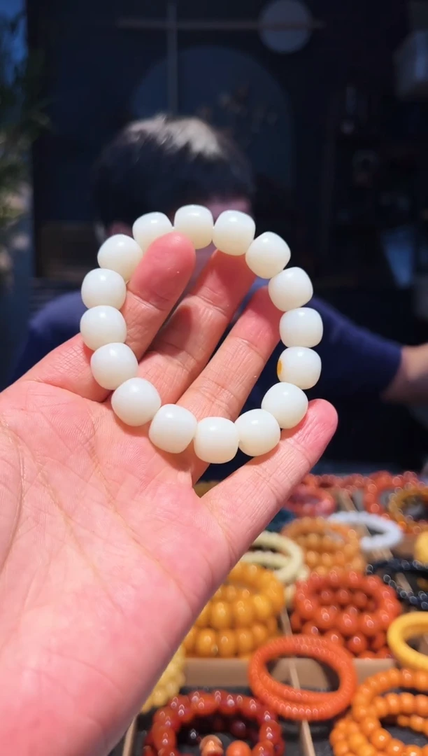 手串未镶嵌和田玉单圈-脂白